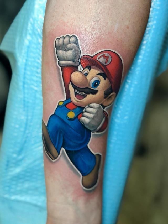 66 Latest Mario Tattoos