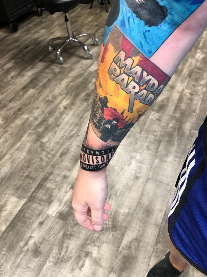 Mayday Parade Tattoo Black Lotus Tattoo