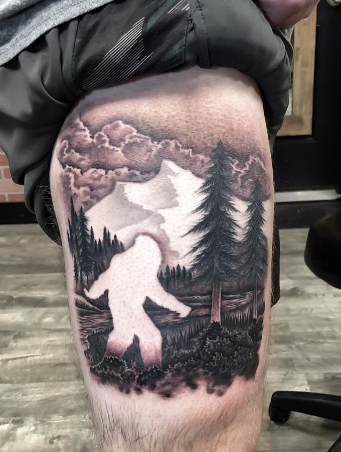 Where Is Bigfoot Tattoo