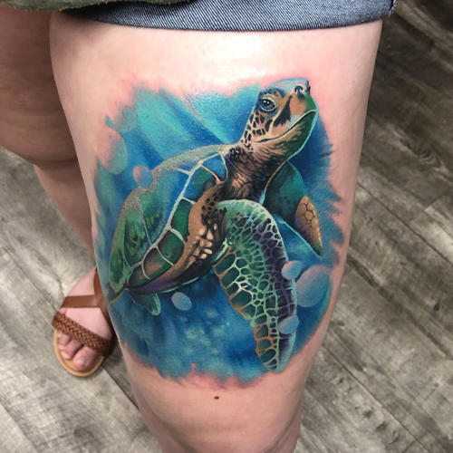 Sea Turtle Tattoo