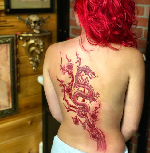 Red Dragon Tattoo - Black Lotus Georgia