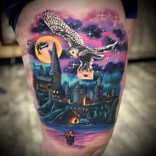 Hogwarts Harry Potter Tattoo
