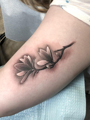 Simple Flower Tattoo