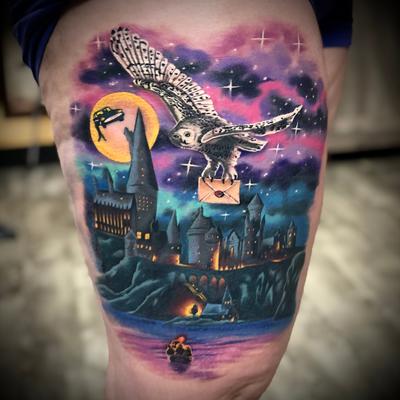 Hogwarts Harry Potter Tattoo